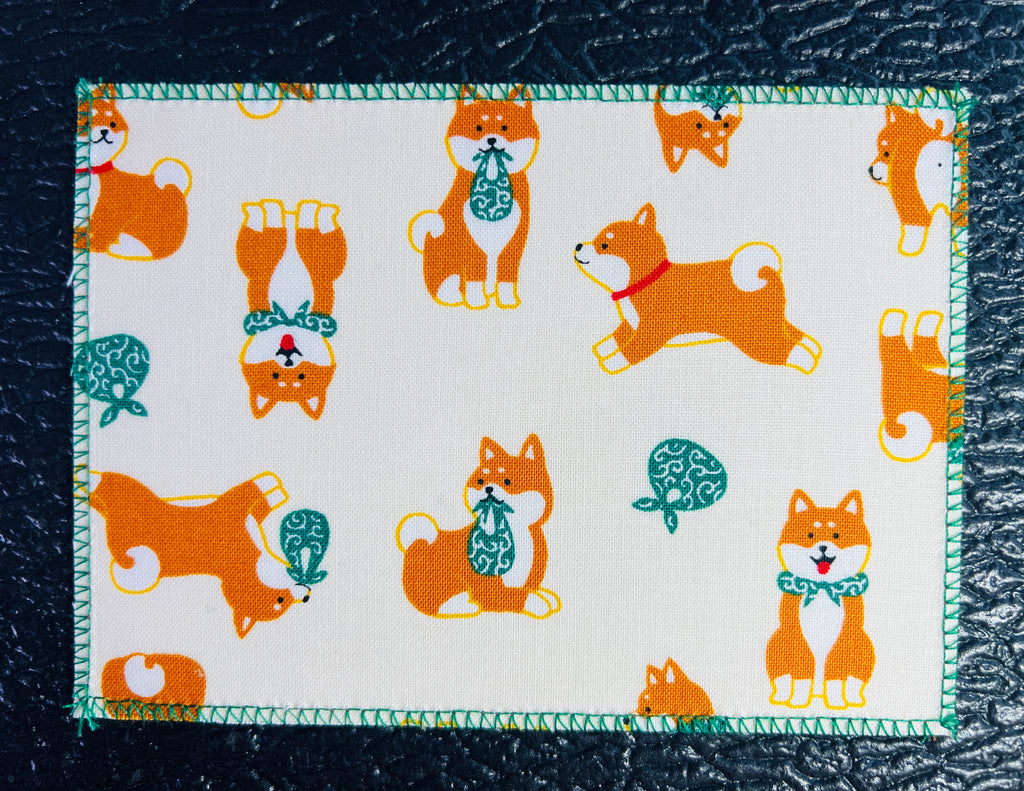 Shiba Inu Dogs on Creme