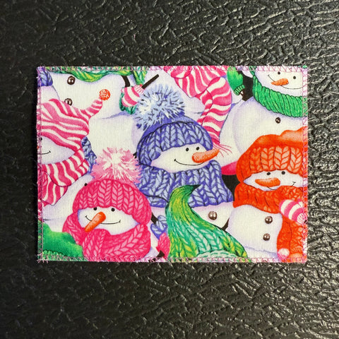 Snowman w/ Knitted Hats