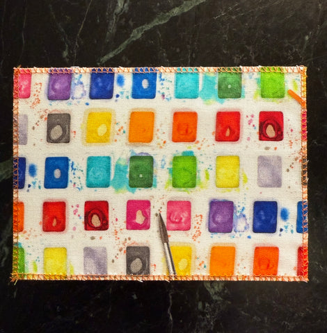 Watercolor Paint Palette & Brushes