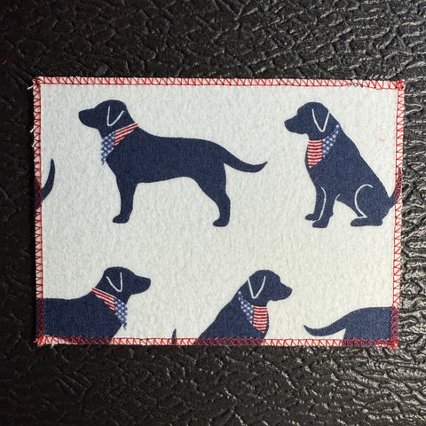 Patriotic Black Labrador Retrievers (Labs)