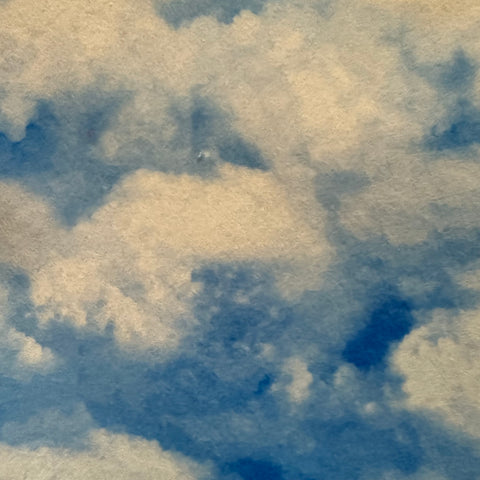 Blue Clouds Felt
