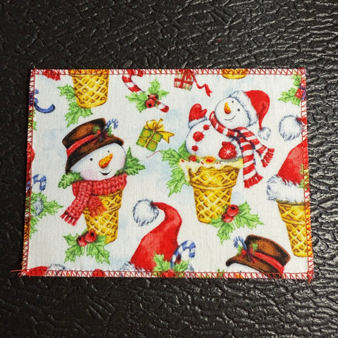 Snowman Ice Cream Cones