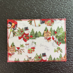 Snowmen in a Red Truck