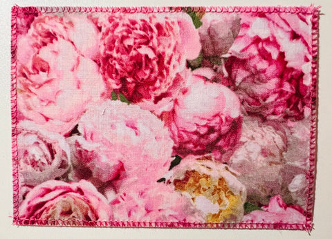 Digital Packed Pink Peonies