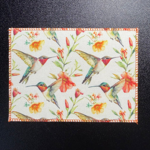 Hummingbird w/ Flowers