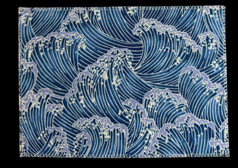 Asian: Hokusai Waves w/ Purple