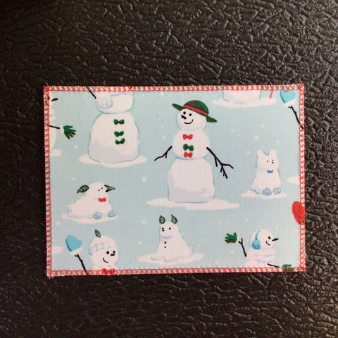 Snowman Snow Dogs