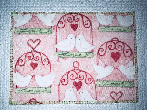 Caged Love Dove Birds