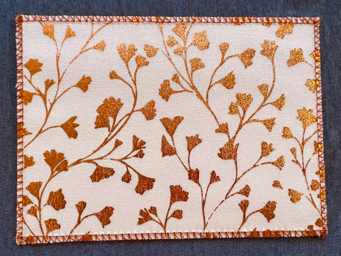 Metallic Copper Leaves