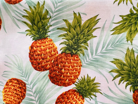 Pineapples & Palm Leaves