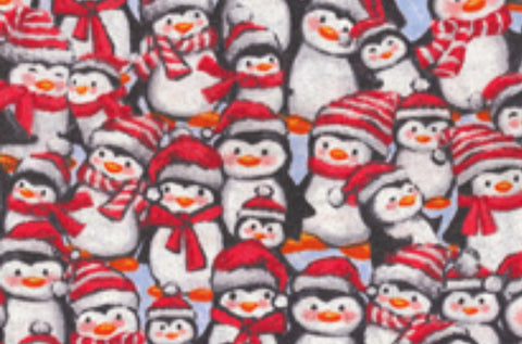 Red Packed Penguin Friends