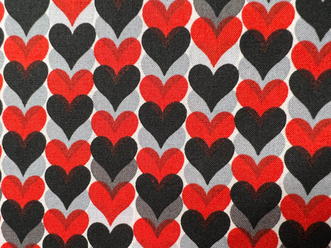 Red & Black Hearts