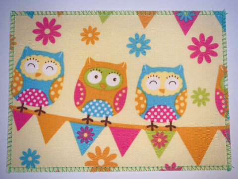 Owls on Banner Flags