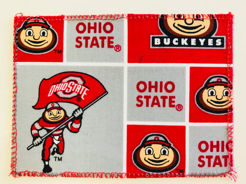 Ohio State Buckeyes Fabric Notecards