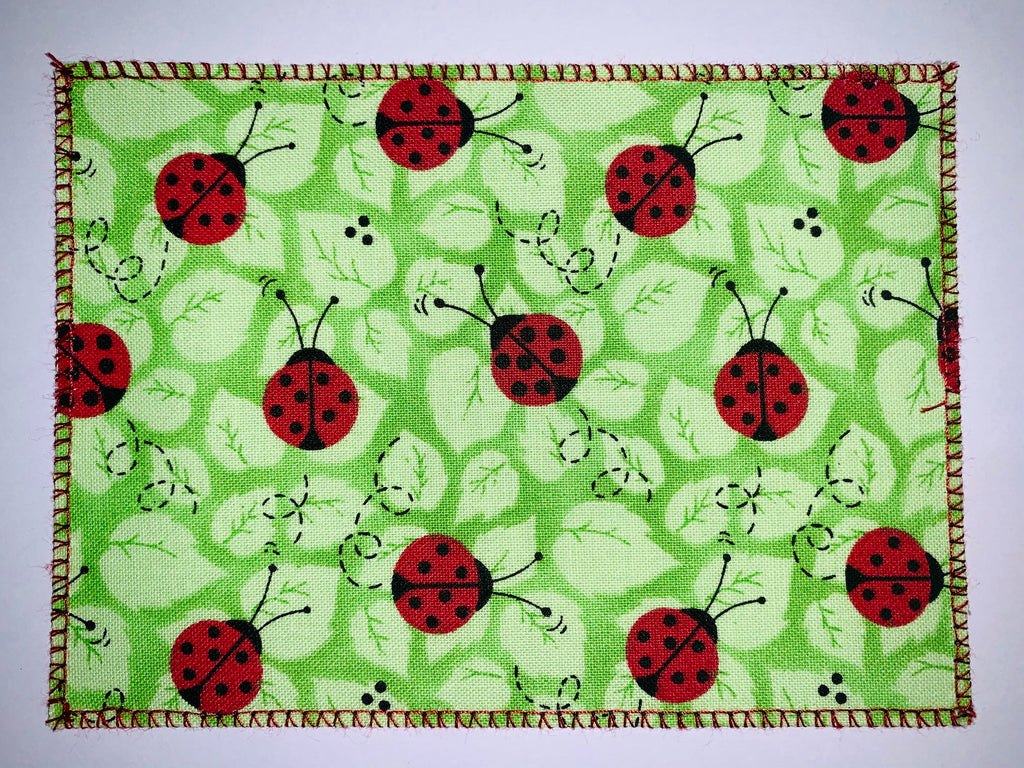 Lady Bugs on Green
