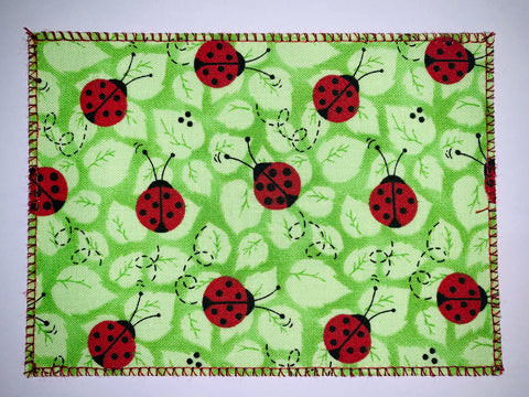 Lady Bugs on Green