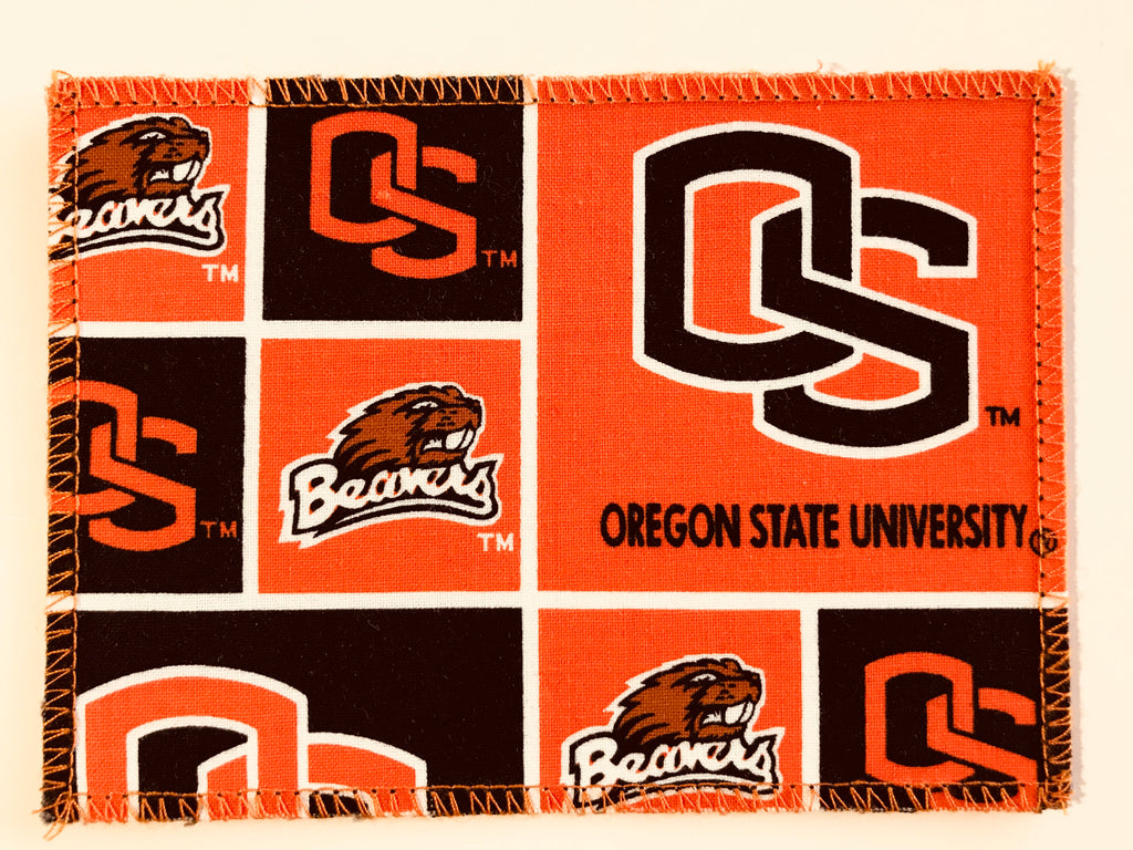 Oregon State Univ Beavers Fabric Notecards