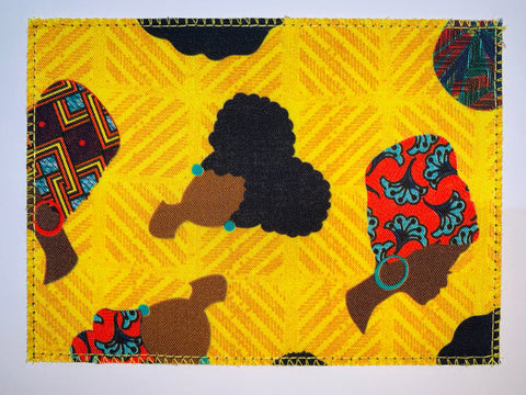 Black History Afrocentric Women Silhouette