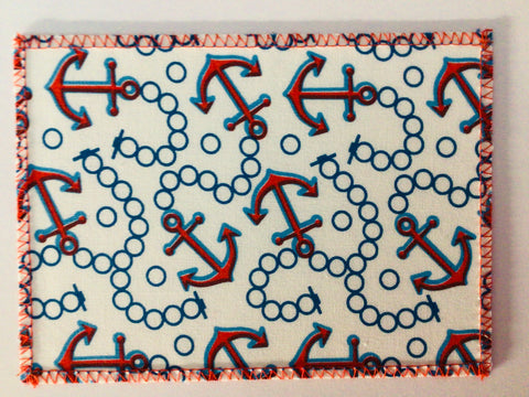 Anchors Away Blue Red