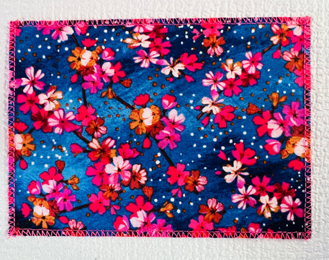 Navy Cherry Blossoms