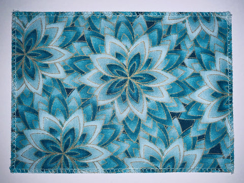 Teal Floral Starburst