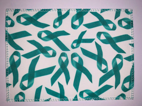 Ovarian Cancer Teal Ribbon