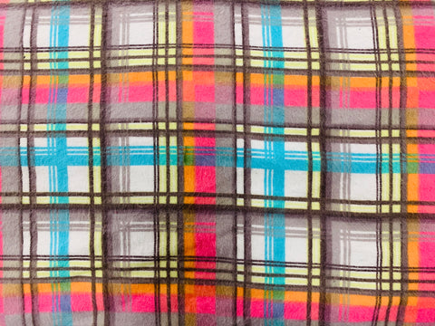 Plaid Flannel Bright Colors