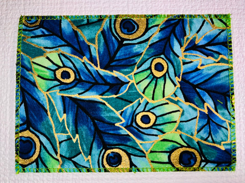 Metallic Peacock Feathers