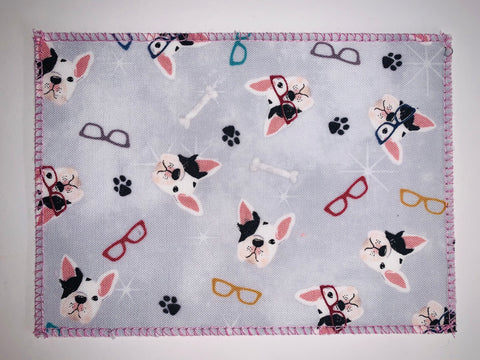 French Bulldogs Wearing Glasses