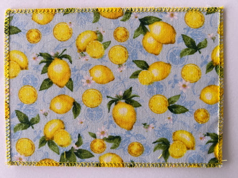 Lemons on Blue