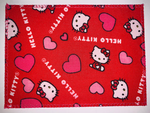 Hello Kitty on Red Hearts